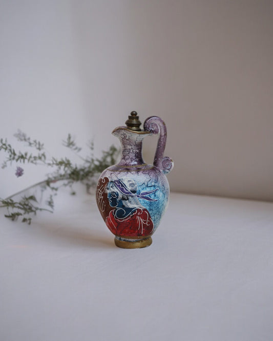 Vintage Mid 20th Century Greek Vintage Perfume Mini Bottle