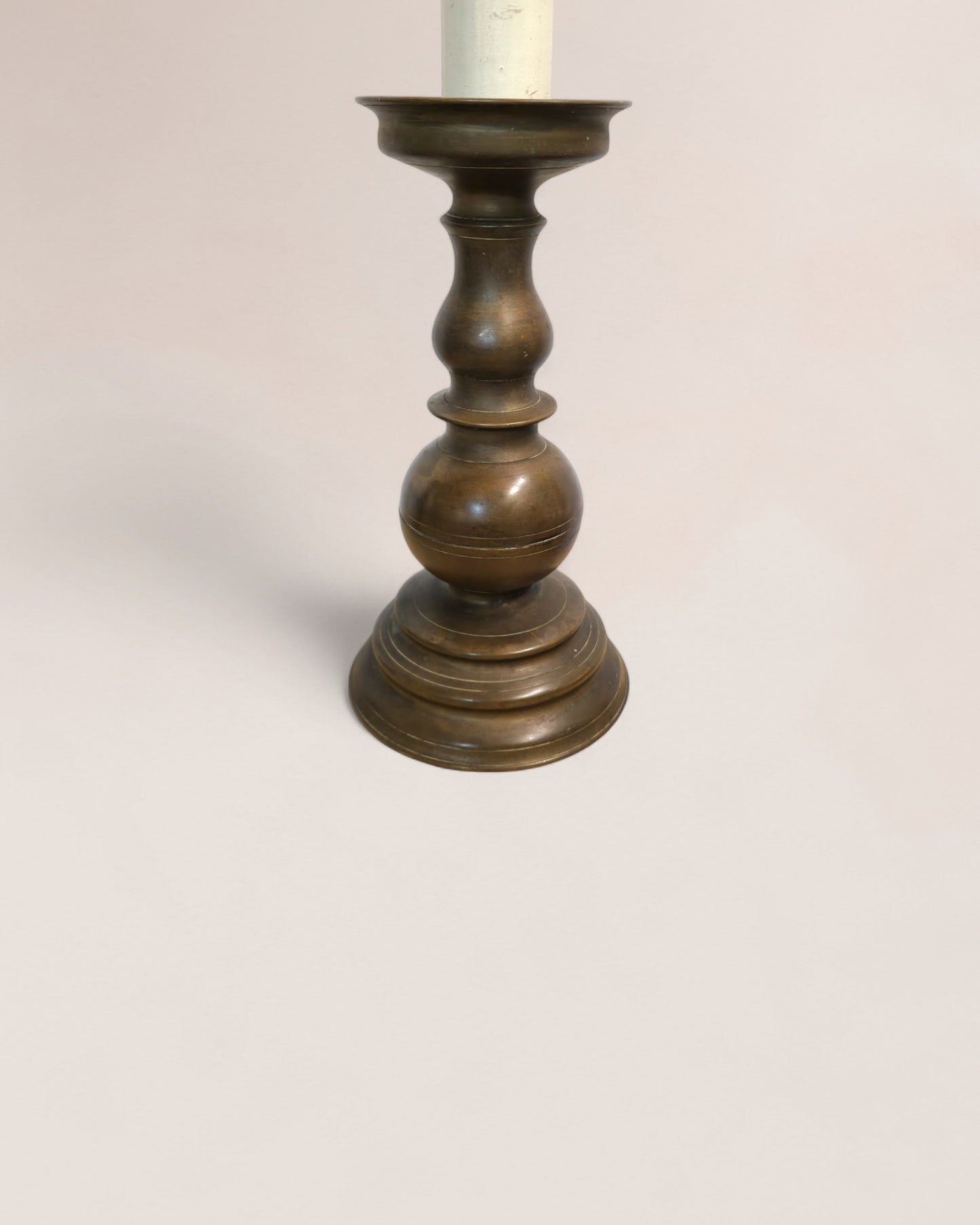 Pair of Late 19th Century Antique Bronze Candelabrum Table Lamps