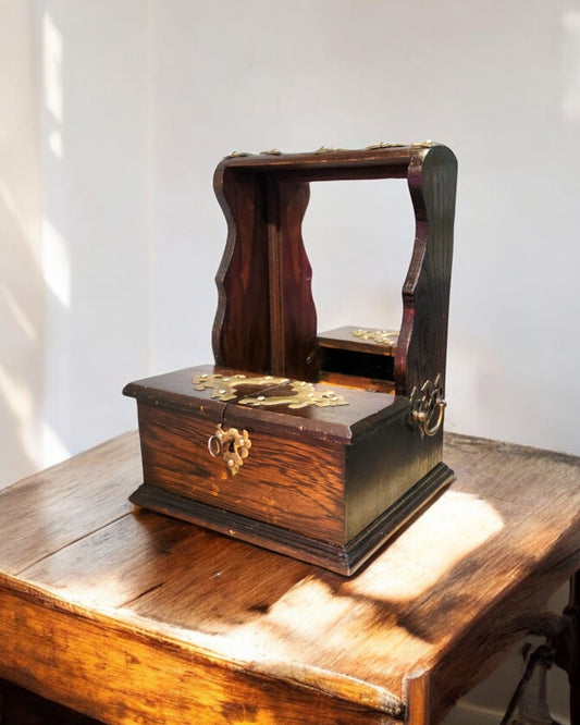 Late 19th Century Wood Cased Victorian Tantalus