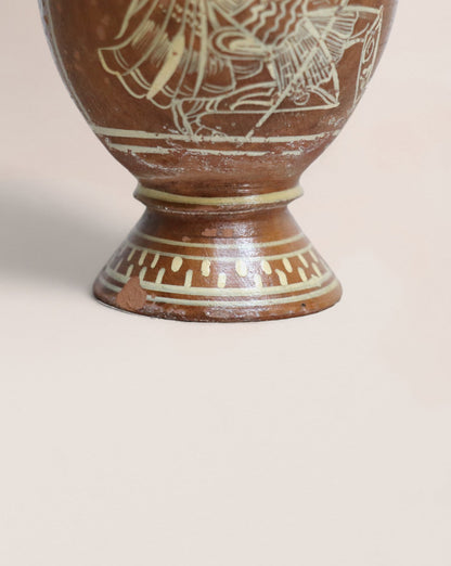 Vintage 1920s Greek Amphora Terracotta Small Vase