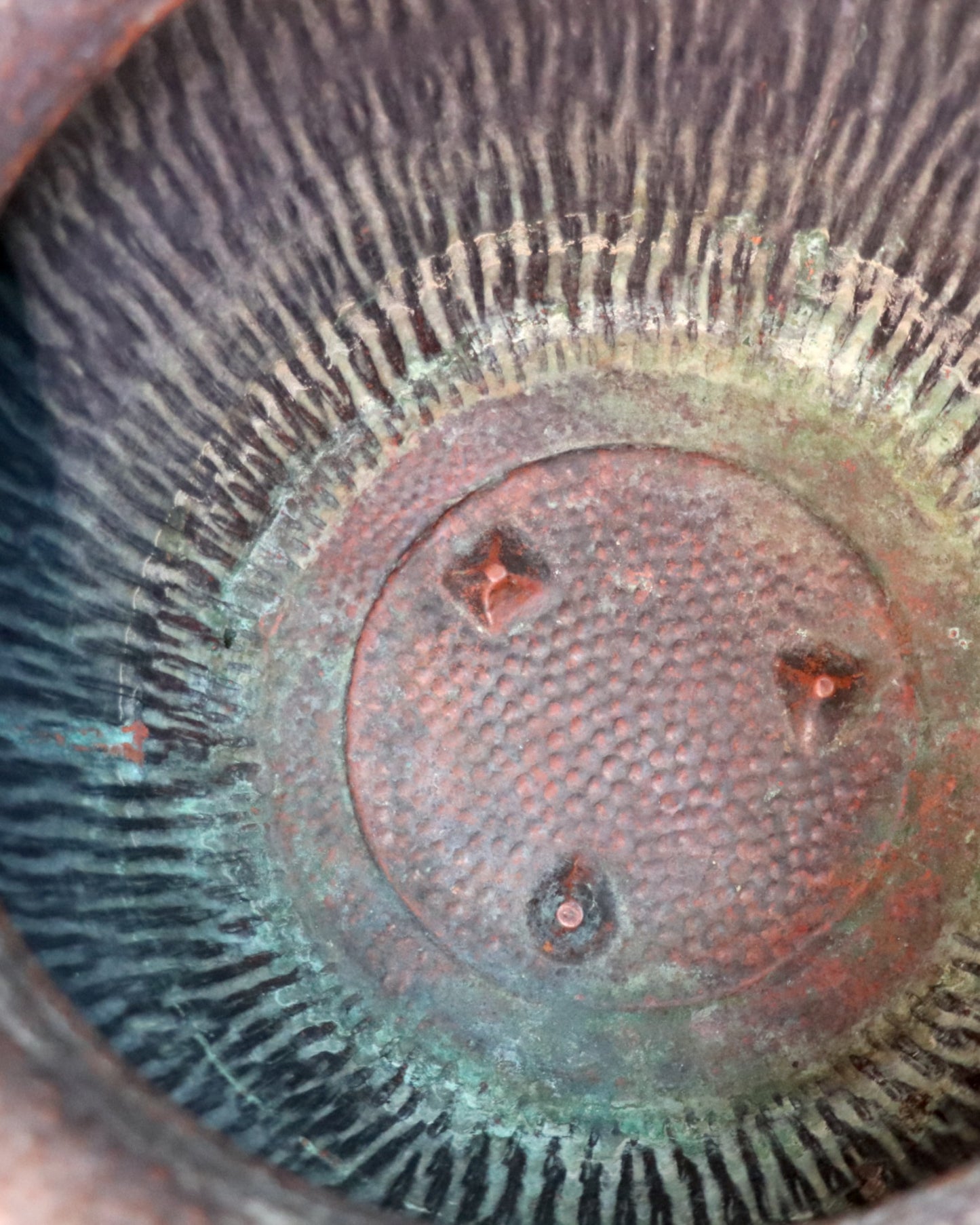 Early 20th Century Italian Handmade Copper Flowerpot