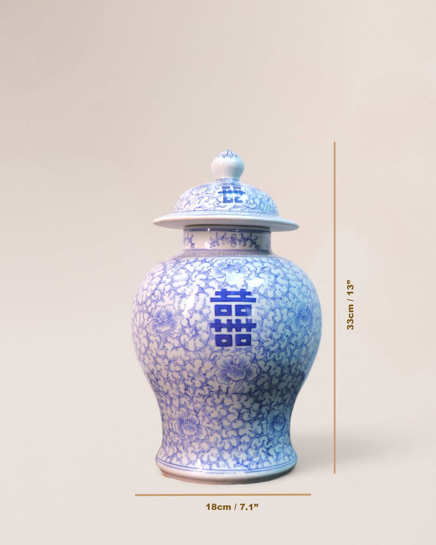 Early 20th Century Chinese 'Shuangxi' Baluster Lidded Vase